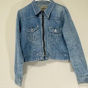 Express Vintage 100% Cotton Jean Jacket Size M